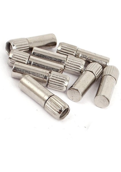 Mobilya Dolabı Düz Raf Destekli Mandal Pimleri 6mm x 20MM 10 Adet (Yurt Dışından)