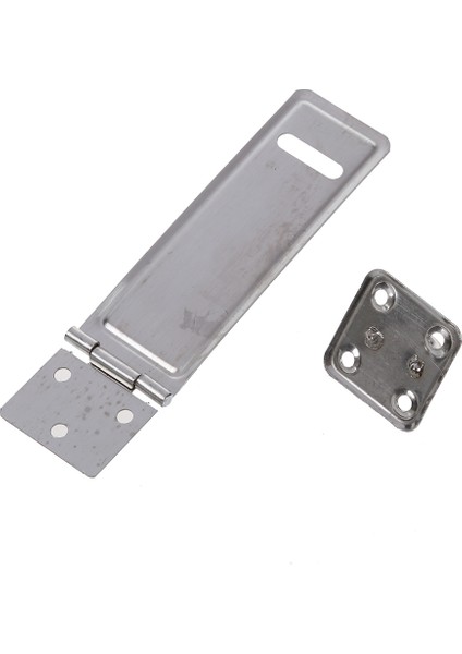 Quanbu Garaj Kapısı Gümüş Ton Paslanmaz Çelik Asma Kilit Toka Çile ve Zımba 4 (Yurt Dışından) indirimleri