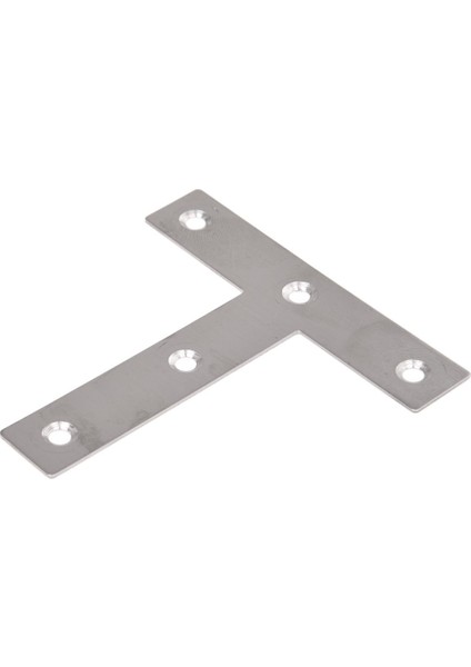 Quanbu 5 Adet Açı Plakası Köşe Desteği Düz T Şekli Onarım Braketi 80MM x 80MM (Yurt Dışından)