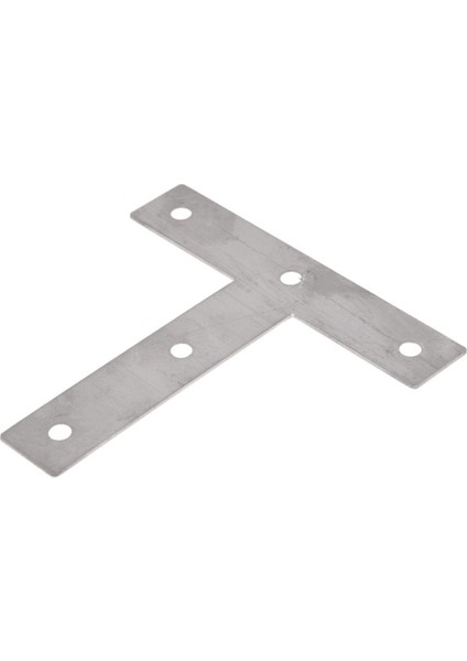 Quanbu 5 Adet Açı Plakası Köşe Desteği Düz T Şekli Onarım Braketi 80MM x 80MM (Yurt Dışından)