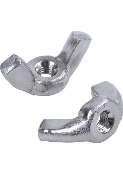 10 Adet 3mm Metal Kanatlı Somun Seti Donanım Somun Bağlantı Elemanları (Yurt Dışından)