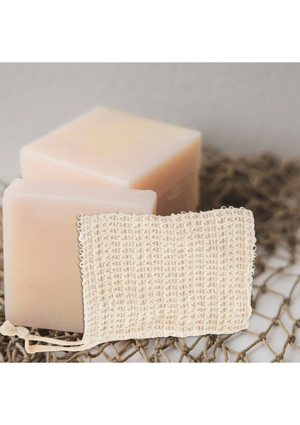 Srıwen 6 Adet Doğal Peeling Sabun Çanta El Yapımı Sisal Sabun Çanta Doğal Sisal Sabun Tasarrufu Kese Tutucu Banyo Sabunu Tutucu Çanta (Yurt Dışından)