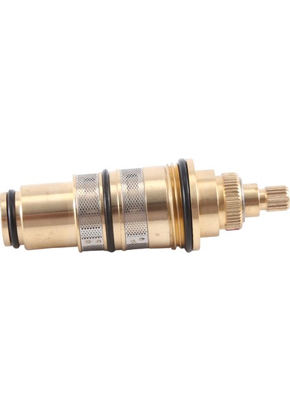 Pirinç Yedek Termostatik Vana Makara Musluk Mikser Dokunun Duş Mikser Vanası Dokunun Duş Karışım Vanası Tamir Takımı Dayanıklı Kullanımı Kolay Gümüş (Yurt Dışından)