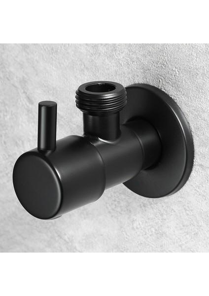 Jdxhlau Siyah Açı Vanası 304 Paslanmaz Çelik Su Durdurma Vanası Sızdırmaz Su Soğuk ve Sıcak Genel Banyo Aksesuarları (Yurt Dışından) fırsatları