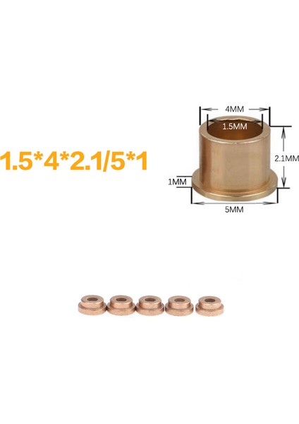 Adet Flanş Kendinden Yağlamalı Rulman Toz Metalurji Yağı Bakır Burç Kılavuz Kol Kademeli Flanş Donanımı (Yurt Dışından) fiyatları