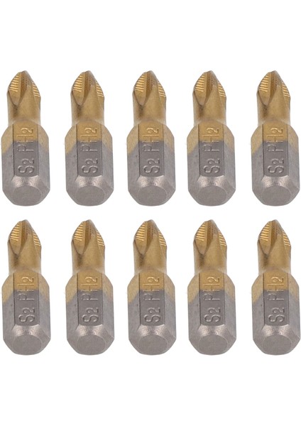 10 Adet 25MM Uzunluk Çapraz Tornavida Uçları Kaymaz 1/4in Hex Shank (Yurt Dışından) fiyatları