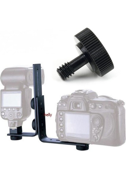 Kamera / Tripod / Flaş Braketi Için Kısa 1/4 Vida Erkek - Dişi Adaptör (Yurt Dışından)