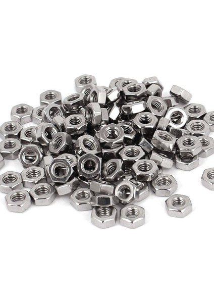 Quanbu Metrik M3 Altıgen Somun 304 Paslanmaz Çelik Bağlantı Elemanı DIN934 Cıvata Için 100 Adet (Yurt Dışından) fiyatları