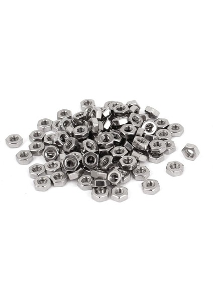 Quanbu Metrik M3 Altıgen Somun 304 Paslanmaz Çelik Bağlantı Elemanı DIN934 Cıvata Için 100 Adet (Yurt Dışından) modelleri