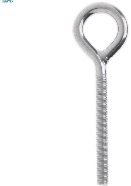 2xstainless Çelik Halkalı Cıvata Uzun Saplı Uzun Iplik Kaynaklı Göz Cıvatası Donanım M4 (Yurt Dışından)