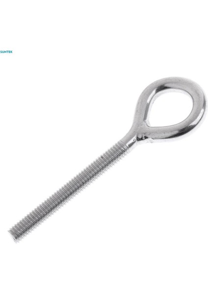 2xstainless Çelik Halkalı Cıvata Uzun Saplı Uzun Iplik Kaynaklı Göz Cıvatası Donanım M4 (Yurt Dışından)