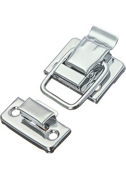 Flyeer Metal Geçmeli Kaplama Bavul Bavul Kilidi 30X43MM Gümüş (Yurt Dışından)