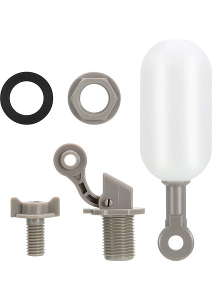 Parçalı Şamandıra Vanası Seti, Yüzme Havuzu, Akvaryum (Gri) Için Ayarlama Kolu ile 1 / 2 Inç Su Temini Borusu Şamandıra Vanası (Yurt Dışından) fırsatları