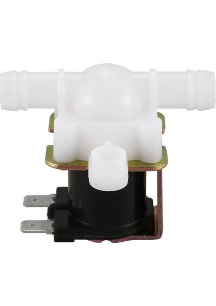 Zoroom 2x 3/8 Inç 12VDC Hortum Dikenli Elektrikli Solenoid Valf Plastik 12-Volt Dc Musluklar Için Içme Çeşmeleri, Beyaz ve Siyah (Yurt Dışından)