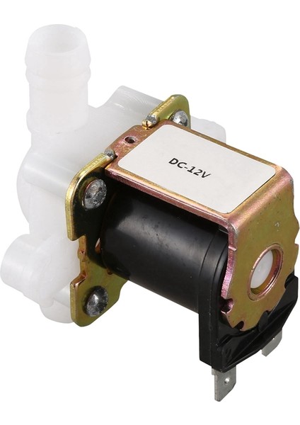Zoroom 2x 3/8 Inç 12VDC Hortum Dikenli Elektrikli Solenoid Valf Plastik 12-Volt Dc Musluklar Için Içme Çeşmeleri, Beyaz ve Siyah (Yurt Dışından) indirimleri