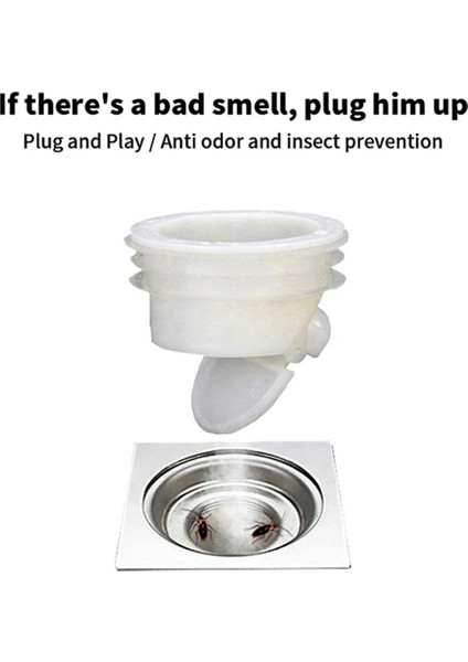 1 Adet Tuvalet Kanalizasyon Deodorantı Zemin Drenaj Çekirdek Duş Banyo Böcek Geçirmez Conta Anti-Koku Tahliye Kapağı Fişi Mutfak Banyo Erişim Jessica (Yurt Dışından)