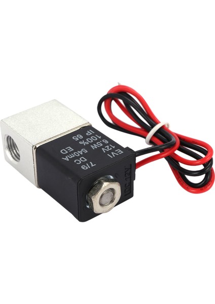DC12V Solenoid Valf 1/4 Inç 2 Yollu Normalde Kapalı Su Hava Gazı Için Doğrudan Etkili Pnömatik Valfler, Solenoid Valf (Yurt Dışından) indirimleri