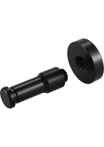 Dekoratif Alüminyum Duvar Kancaları Havlu Askısı Elbise Askısı ve Havlu ile Ceket ve Bornoz Kancaları 2 Adet Siyah (Yurt Dışından)