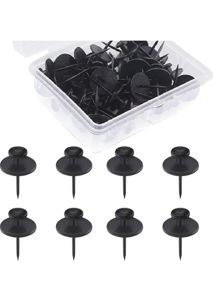 Resim Asmak Için 20 Paket Küçük Çiviler Çift Başlı Resim Askıları Çiviler Resim Asmak Için Duvar Çivisi (Siyah) (Yurt Dışından) fiyatları