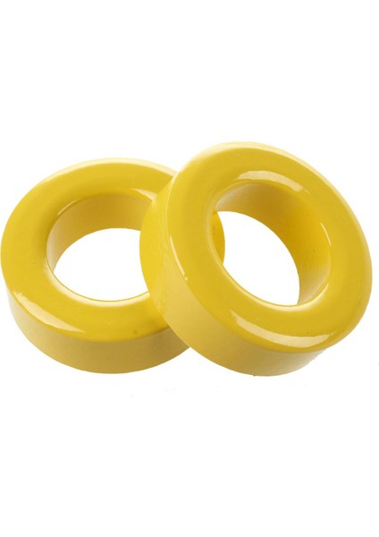 Quanbu 2 Adet 33MM x 19MM x 11MM Sarı Beyaz Demir Çekirdekli Ferrit Yüzükler Toroid (Yurt Dışından)