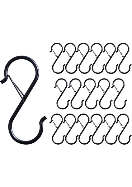 Asmak Için Siyah S Kancalar, Emniyet Tokası Tasarımlı Ağır Hizmet S Kancaları, Bitki Kancaları, Işık Kancaları, Kancalı Raf (Yurt Dışından) modelleri