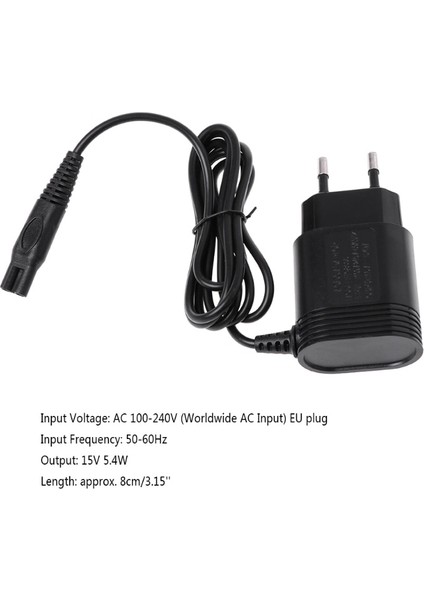 Tıraş Makinesi Ab Duvar Fişi Ac Güç Adaptörü Şarj Cihazı Elektrikli Tıraş Makinesi Adaptörü Için HQ8505/6070/6075/6090 Tıraş Makinesi (E (Yurt Dışından) fırsatları