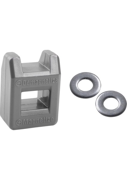 Srıwen 2020 100 Adet M3 3 mm Metrik 304 Paslanmaz Çelik Düz Yıkama ve 1x Tornavida Magnetizer Manyetiklik Giderme Demanyetizer Gri (Yurt Dışından)
