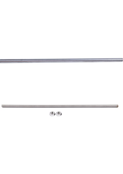 Adet 320MM x M8 Paslanmaz Çelik Dişli Çubuğu Stok Çubuğu Gümüş Ton ve 1 Adet 304 Paslanmaz Çelik Kılcal Boru Aracı Od 8mm x 6mm Id, Uzunluk 250MM (Yurt Dışından)
