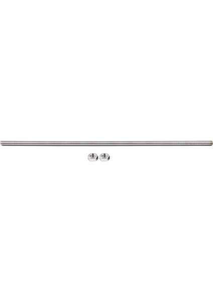 Adet 320MM x M8 Paslanmaz Çelik Dişli Çubuğu Stok Çubuğu Gümüş Ton ve 1 Adet 304 Paslanmaz Çelik Kılcal Boru Aracı Od 8mm x 6mm Id, Uzunluk 250MM (Yurt Dışından)