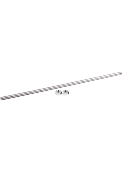Adet 320MM x M8 Paslanmaz Çelik Dişli Çubuğu Stok Çubuğu Gümüş Ton ve 1 Adet 304 Paslanmaz Çelik Kılcal Boru Aracı Od 8mm x 6mm Id, Uzunluk 250MM (Yurt Dışından)