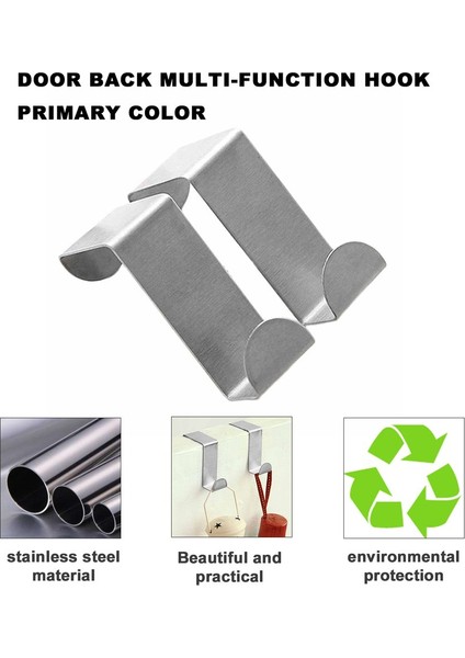 Paslanmaz Çelik Kapı Kancaları Kapı Arka Tipinde Mutfak Dolabı Askısı Asma (Yurt Dışından) indirimleri