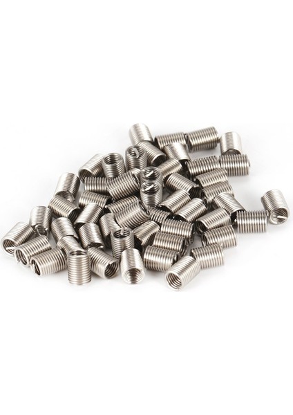 Ma 50PCS Dişli Ekler M6 1.0 2.5d Paslanmaz Çelik Helicoil Aletler Vida Kolu (Yurt Dışından)