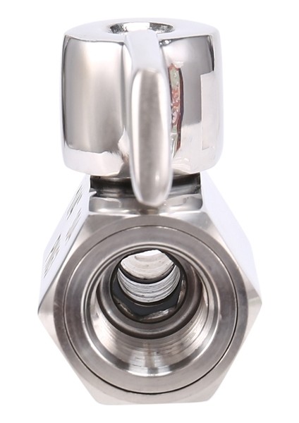 Flyeer 1/4 Inç 304 Paslanmaz Çelik Mini Küresel Vana, Dişi Npt x Erkek Npt Dişli, Kapatma Vanası (Yurt Dışından) modelleri