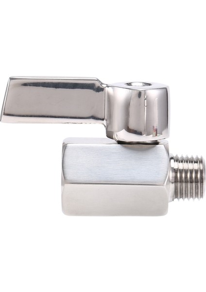 Flyeer 1/4 Inç 304 Paslanmaz Çelik Mini Küresel Vana, Dişi Npt x Erkek Npt Dişli, Kapatma Vanası (Yurt Dışından) fırsatları