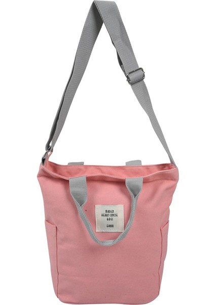 Kadın Moda Rahat Kanvas Çok Fonksiyonlu Messenger Çanta Bayanlar Omuz Çantaları Bookbag Büyük Alışveriş Çantası Tote (Yurt Dışından)