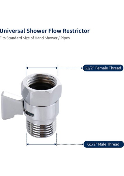 El Tipi Duş Başlığı Için Su Akış Kontrol Kapatma Vanası (Yurt Dışından)