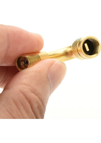 45 Derece Pirinç Hava Lastiği Uzatma Valfi Motosiklet Araba Kamyon Bisiklet Scooter Jessica (Yurt Dışından)