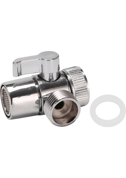 Musluk Vanası Yönlendirici Lavabo Vanası Su Musluğu Musluk Splitter Adaptörü Ev Banyo Mutfak Yönlendirici (Yurt Dışından)