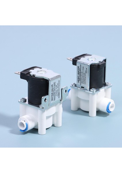 1pc Giriş Solenoid Valfı 12V/24V Saf Su Makinesi, Su Arıtıcısı, Ters Osmoz 2 Noktalı Hızlı Bağlantı Valfi Anahtarı Jessica (Yurt Dışından)