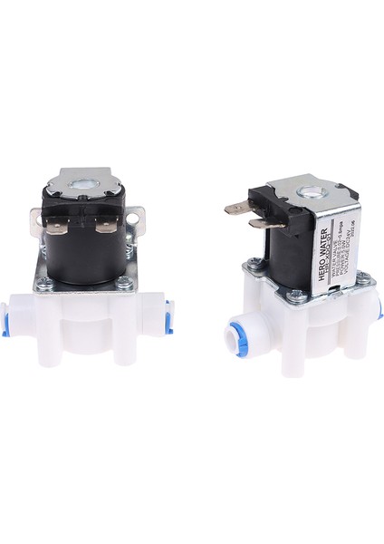 1pc Giriş Solenoid Valfı 12V/24V Saf Su Makinesi, Su Arıtıcısı, Ters Osmoz 2 Noktalı Hızlı Bağlantı Valfi Anahtarı Jessica (Yurt Dışından)