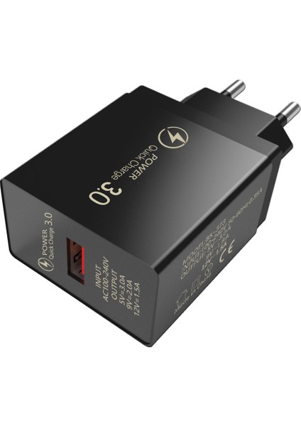 Cep Telefonu Için 3A Qc3.0 Tek Bağlantı Noktalı USB Hızlı Şarj Cihazı Geartronic (Yurt Dışından) fiyatları