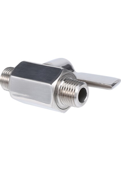 Flyeer 316 Paslanmaz Küresel Vana - 1/4 Inç Npt Dişli Erkek Küçük Mini Küresel Vana (1/4 Inç Erkek&erkek) (Yurt Dışından)