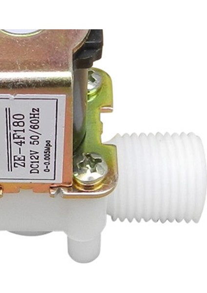 2x 12V 1/2ınch C Plastik Elektrikli Solenoid Valf Manyetik Su Hava Normalde Kapalı (Yurt Dışından)