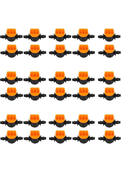 Lkpcıgcxm Mini Vana 4/7mm Hortum ile Bahçe Sulama Dikenli Su Akış Kontrol Vanası Tarım Araçları Damla Bağlantı Parçaları 30 Adet (Yurt Dışından)