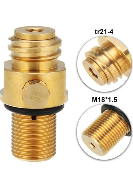 Oumery M18X1.5 Dolum Co2 Valf Adaptörü Konu Dönüştürücü Sodastream Için Yedek (Yurt Dışından)