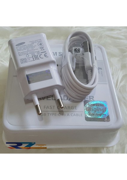 Takım Adaptör Hızlı Şarj Cihazı Samsung Modeli, USB Tip C Veri Kablosu ile Mobil Aksesuarlar Için Siyah ve Beyaz (Yurt Dışından) fırsatları