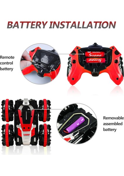 5-12 Yaş Erkek Çocuklar Için Oyuncaklar Çocuklar Için Rc Araba 2,4 Ghz Uzaktan Kumandalı Tekne Su Geçirmez Rc Canavar Kamyon Dublör Araba 4WD Uzaktan Kumandalı Araç Erkek Kız Doğum (Yurt Dışından) fırsatları