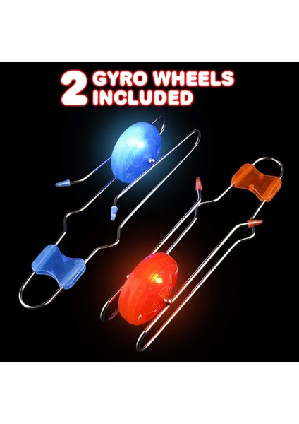 Çocuklar Için Retro Işıklı Gyro Tekerlek Seti - 2, 8,5 Inç Ray Twisters, Büyüleyici Döndürme ve Işık Efektleri Tasarımı Içerir - Erkekler ve Kızlar Için En Eğlenceli Hediye (Yurt Dışından) fiyatları