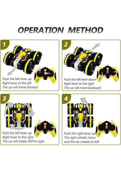 5-12 Yaş Erkek Çocuklar Için Oyuncaklar Çocuklar Için Rc Araba 2,4 Ghz Uzaktan Kumandalı Tekne Su Geçirmez Rc Canavar Kamyon Dublör Araba 4WD Uzaktan Kumandalı Araç Erkek Kız Doğum (Yurt Dışından) modelleri