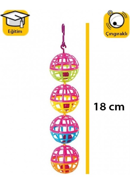 Plastik Kuş Oyuncağı 18Cm